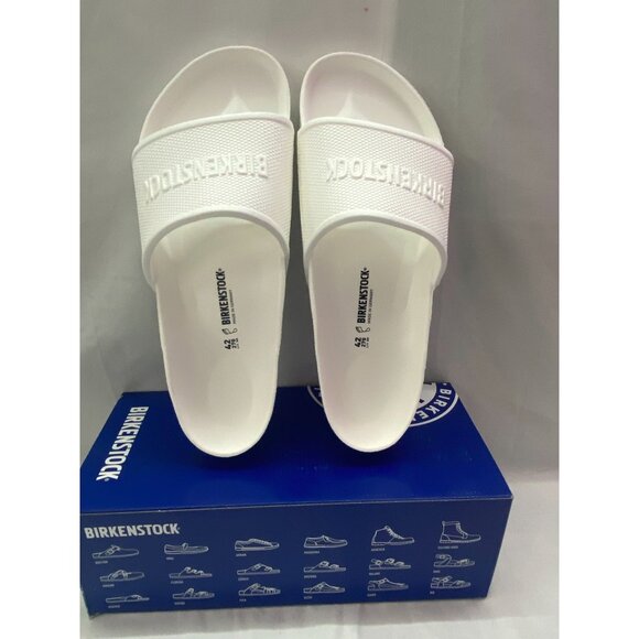 Birkenstock Unisex White  Size 11 Barbados Essentials Eva Sandal  NIB - Picture 1 of 5